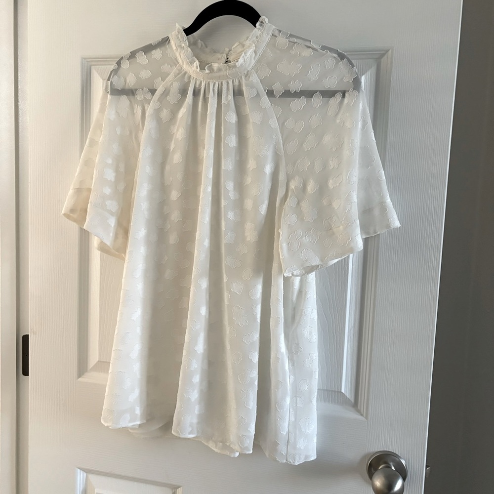 Anthropologie floral blouse